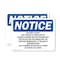 Signmission Security Alert! This Trailer Is Protected OSHA Notice Sign, Vinyl Decal, 10in W x 7in L, 2PK OS-2PACK-NS-D-710-L-18268 - alternate 1